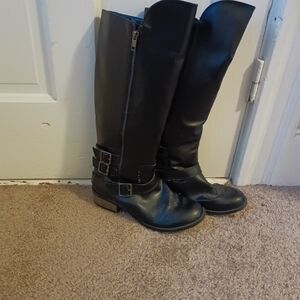 Arizona Jean Company Black Tall Heeled Boots